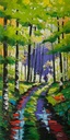 [DCL075P] 'Crossing the Track' by Daniel Campbell (Small, Print)