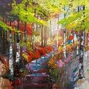 [DCL054P] 'The Ghillie's Cottage' by Daniel Campbell (Small, Print)