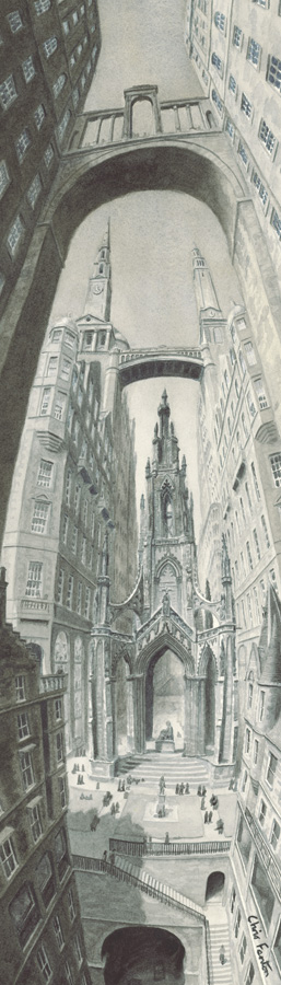 'The Poet's Perch, Scott Monument' by Chris Fenton