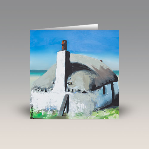 Card: 'Botarubha Cottage, North Uist' by Garry Brander