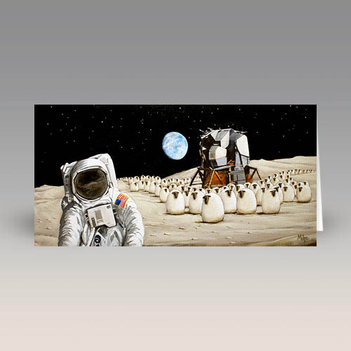Card: 'Houston, We Have a Problem' by Stan Milne