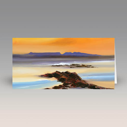 Card: 'Looking Towards Eigg & Rhum' by David Graham