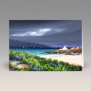 [TA021C] Card: 'White Cottages' by David Graham (TA) (Card)
