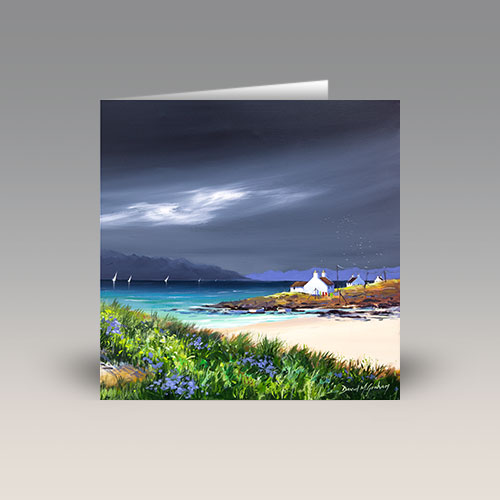 Card: 'White Cottages' by David Graham