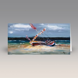 Card: 'Boats at Seamill' by Michael Murphy