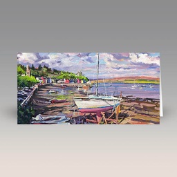 Card: 'Late Afternoon, Tobermory' by James Somerville Lindsay