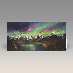 Card: 'Northern Lights Come to Rannoch' by Grace Cameron