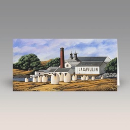 Card: 'On the Whisky Trail, Lagavulin' by Stan Milne