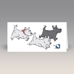 Card: 'Terrierisors' by Anna Sztromwasser