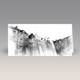 Card: 'The Grassmarket' by Ismael PinteÃ±o