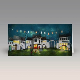 Card: 'While the Town Sleeps' by Matylda Konecka